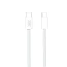 XO NB-Q260B PD USB-C - USB-C 1,5m fehér 60W kábel