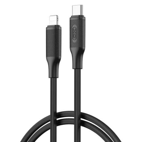 XO NB-Q265A PD USB-C - Lightning 1,0m 27W fekete kábel