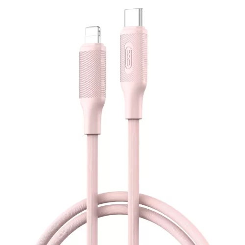 Rózsaszín XO kábel NB-Q265A PD USB-C - Lightning 1,0m 27W