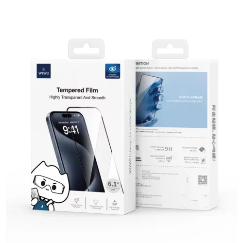 WIWU crystal edzett üvegfólia iPhone 16 Plus 6,7" GT-009 üvegfólia
