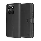 Honor 400 Smart Fekete Techsuit - Leather Folio tok
