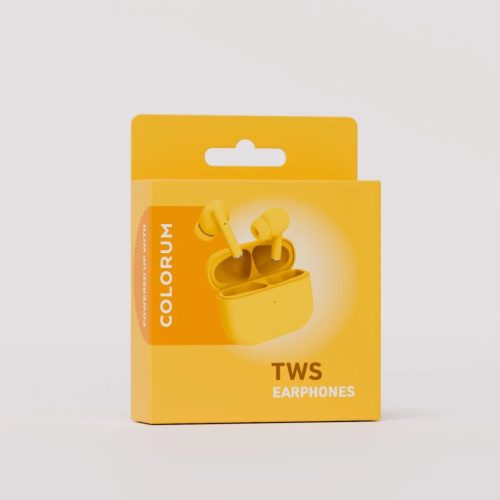 COLORUM TWS Bluetooth fülhallgató CTWS-05 xSárga