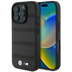   iPhone 16 Pro BMW M Lyuggatott és Varrt Vonal MagSafe tok - fekete