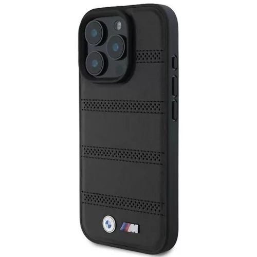 iPhone 16 Pro BMW M Lyuggatott és Varrt Vonal MagSafe tok - fekete