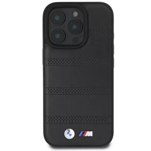 iPhone 16 Pro BMW M Lyuggatott és Varrt Vonal MagSafe tok - fekete