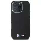 iPhone 16 Pro fekete BMW M Simított Teljesen Bekerített Fém MagSafe tok