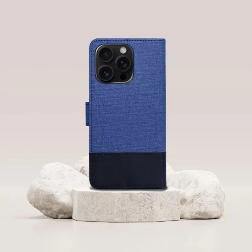 GOMMA fliptok iPhone 16 Pro tok kék