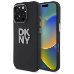   iPhone 16 Pro 6.3" fekete/fekete DKNY DKHCP16LSMCBSK tok