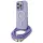 iPhone 16 Pro 6.3" lila/lila merev tok Guess GUHMP16LHCTSGNSU Crossbody Cord Script MagSafe tok
