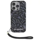 iPhone 16 Pro 6.3" lila Zebra szíjjal Karl Lagerfeld KLHCP16LHZBPKCCU tok