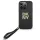 iPhone 16 Pro 6.3" fekete/fekete DKNY DKHCP16LPBSWSK keménytok Wrist Strap Stock Logo tok