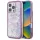 iPhone 16 Pro 6.3" lila/lila Hello Kitty HKHCP16LL50PPU keménytok Liquid Glitter 50. évfordulós party tok