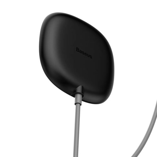 Baseus öntapadó korongos vezeték nélküli Qi gyorstöltő fekete