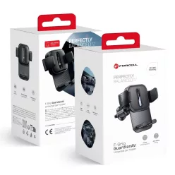   FORCELL F-Grip GuardianAV autós telefontartó szellőzőre fekete