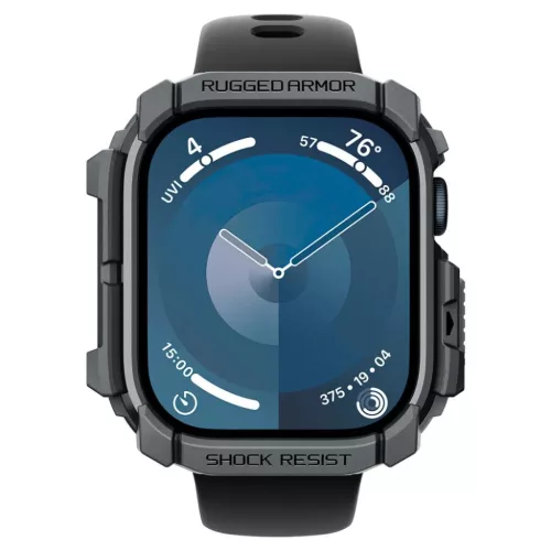 Apple Watch 10/11 (46 mm) Sötétszürke SPIGEN Rugged Armor tok