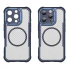 Leading Series MagSafe Szilikon Tok iPhone 16 Pro-hoz - Kék