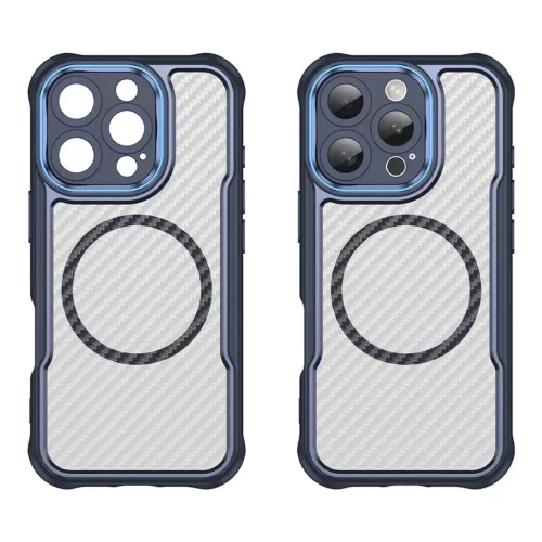 Leading Series MagSafe Szilikon Tok iPhone 16 Pro-hoz - Kék