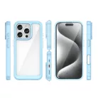 Külső Űr Tok gél kerettel iPhone 16 Pro - Kék
