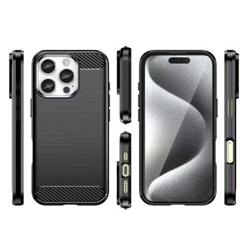 Karbon Tok iPhone 16 Pro - Fekete