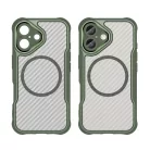 Leading Series MagSafe szilikon tok iPhone 16 - Zöld