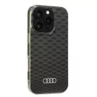 IPHONE 16 PRO fekete Audi IML varrásminta MagSafe Eredeti tok