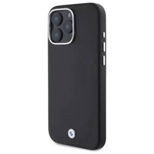 iPhone 16 Pro Eredeti BMW Hardcase Signature Teljesen Burkolt Fém MagSafe fekete tok (BMHMP16L23PUFWK)