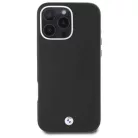 iPhone 16 Pro Eredeti BMW Hardcase Signature Teljesen Burkolt Fém MagSafe fekete tok (BMHMP16L23PUFWK)