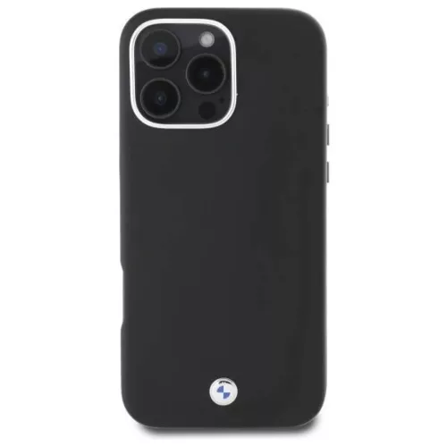 iPhone 16 Pro Eredeti BMW Hardcase Signature Teljesen Burkolt Fém MagSafe fekete tok (BMHMP16L23PUFWK)