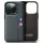 iPhone 16 Pro Antracit Eredeti Hard Tok BMW M Perforált Tricolor Díszvonal (BMHCP16L23PUPVA)