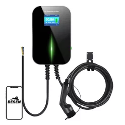   Besen fali EV töltő BS20 22kW (APP) TYPE-2 elektromos autókhoz (BS20-BC-22KW-APP)