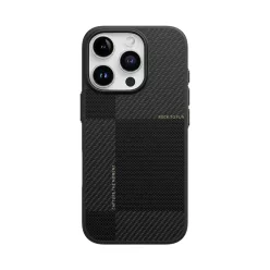   Rock Ultra Thin Aramid Fiber Kevlar 600D tok iPhone 16 Pro fekete
