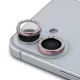 iPhone 16/16 Plus Rózsaszín Guess Rögzített Csillogó Védőüveg üvegfólia