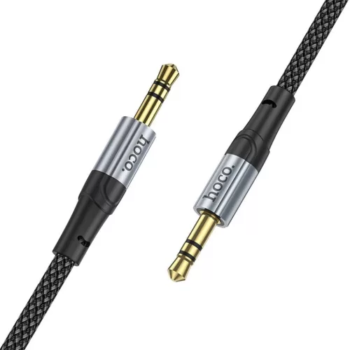 HOCO kábel AUX Jack 3,5 mm (férfi) - Jack 3,5 mm (férfi) UPA26 1 m fekete