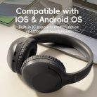 Rock Fejhallgató O3 ANC bluetooth fekete