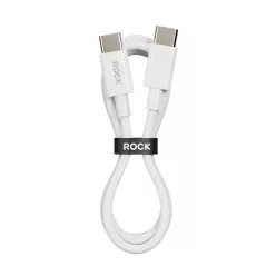   Rock Cable P8 Basic sorozat - Type C to Type C - PD 60W 3A 1 méter fehér