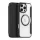 Dux Ducis Skin X Pro iPhone 16 Pro tok MagSafe-kal és fliptokkal - Fekete