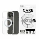 CARE by PanzerGlass Kitámasztható Tok MagSafe iPhone 15 Pro Max - ezüst