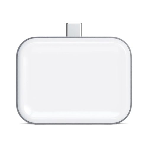 Satechi USB-C Vezeték Nélküli Töltő Dokkoló AirPods-hoz (5W) - Asztroszürke