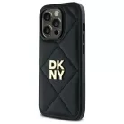 iPhone 14 Pro Fekete DKNY Steppelt Logó Tok