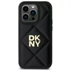iPhone 14 Pro Fekete DKNY Steppelt Logó Tok