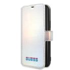 Guess GUFLBKN65BLD iPhone 11 Pro Max ezüst/ezüst Iridescent fliptok tok
