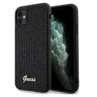 Guess Disco Metal Script tok iPhone 11 - fekete