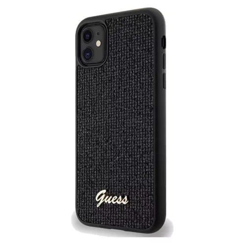 Guess Disco Metal Script tok iPhone 11 - fekete