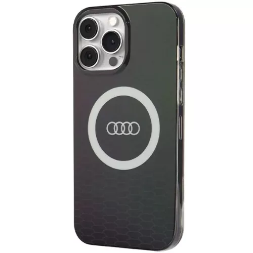 iPhone 13 Pro Max fekete Audi IML Nagy Logós MagSafe tok