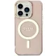 Guess GUHMN61HCMCGP iPhone 11 pink/pink kemény tok Glitter Gold MagSafe tok