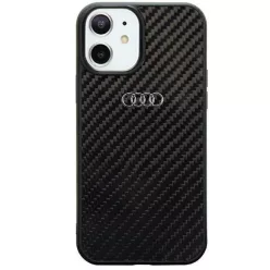   iPhone 11  6.1" fekete/fekete Audi Carbon Fiber tok AU-TPUPCIP11-R8/D2-BK