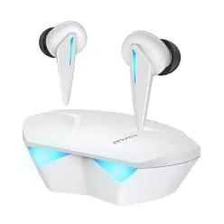   Bluetooth 5.0 TWS Játékkiegészítő Fülhallgató + AWEI Dokkoló Állomás (T23) fehér