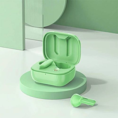 Bluetooth 5.1 TWS Fülhallgató + AWEI Dokkoló Állomás (T36) zöld