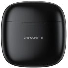 Bluetooth 5.3 TWS Fülhallgató + AWEI Dokkoló Állomás (T26Pro) fekete