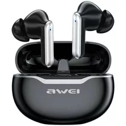   Bluetooth 5.3 TWS Fülhallgató + AWEI Töltőállomás (T50) fekete